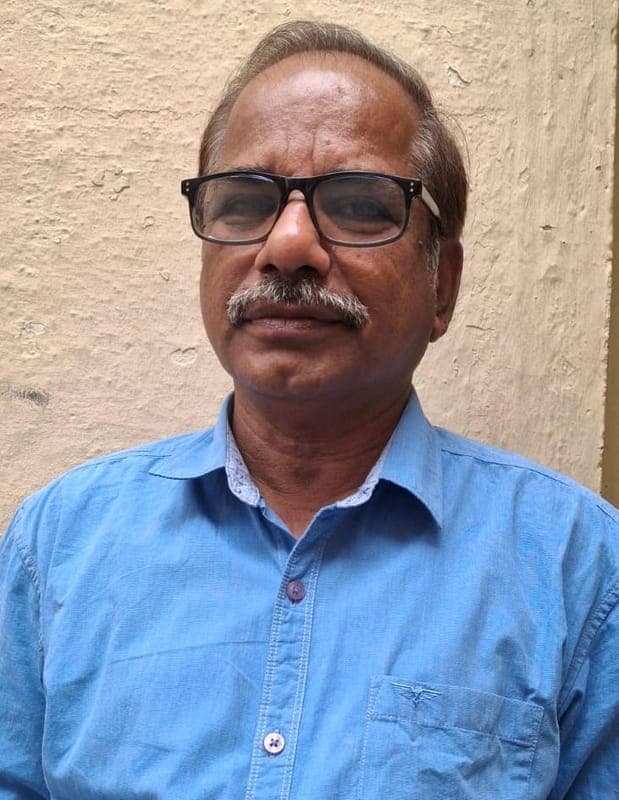 Portrait of V. Ramadasan, Centre Head at Nav Prabhuthi Trust